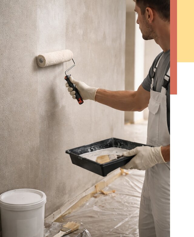 Грунтовка стен в Краснокамске от 2230 руб. м2 — быстро, недорого, с материалом | ОТДЕЛОЧНИК-Кнм