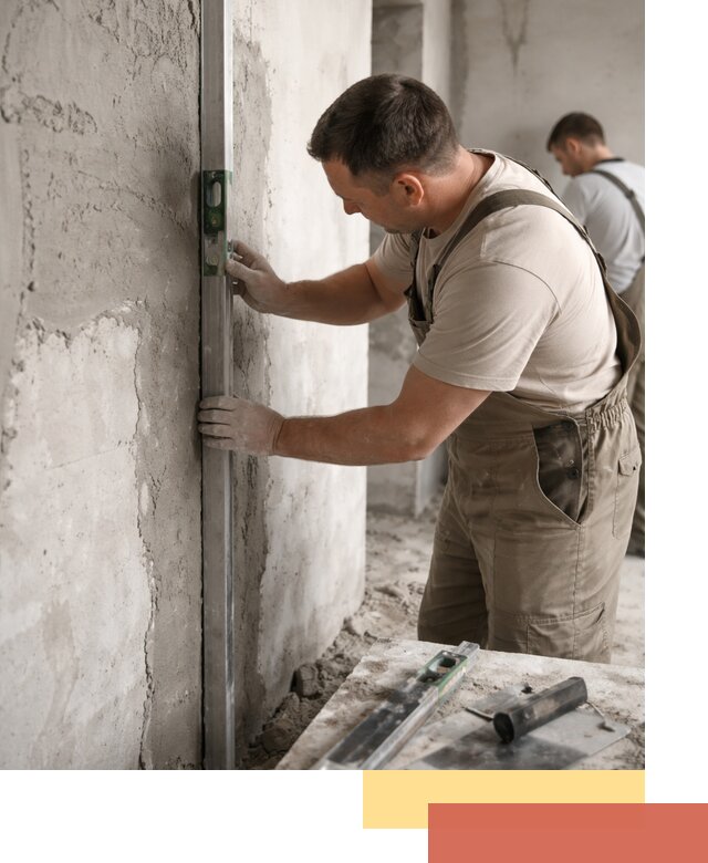 Установка штукатурных маяков в Краснокамске с гарантией качества