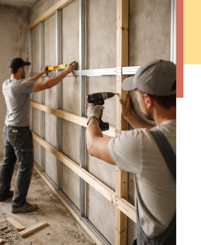 Устройство обрешетки под панели в Краснокамске от 2129 руб. — монтаж под ключ | ОТДЕЛОЧНИК-Кнм