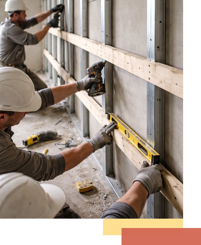 Устройство обрешетки под панели в Краснокамске