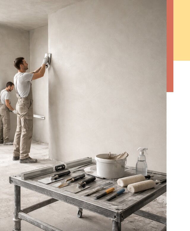 Штукатурка стен под покраску в Краснокамске от 4562 руб./м² — качественно и недорого | ОТДЕЛОЧНИК-Кнм