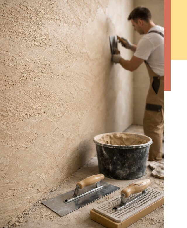 Декоративная штукатурка травертин в Краснокамске от 1825 руб/м2 — качественно и недорого | ОТДЕЛОЧНИК-Кнм