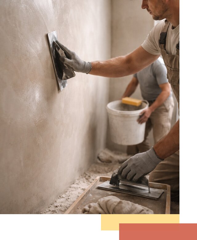 Нанесение марокканской штукатурки таделакт в Краснокамске