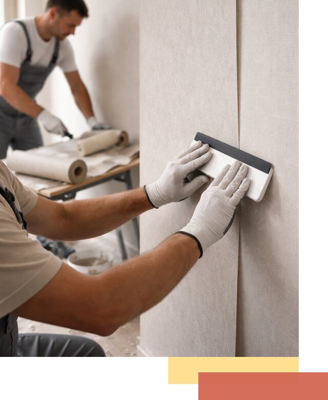 Поклейка обоев под покраску в Краснокамске профессионально и быстро