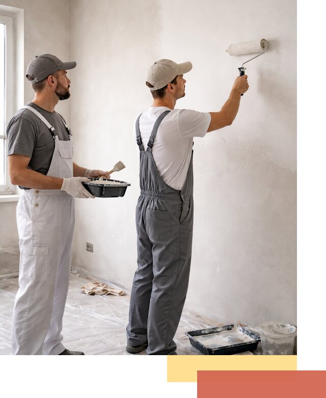 Покраска стен водоэмульсионной краской в Краснокамске