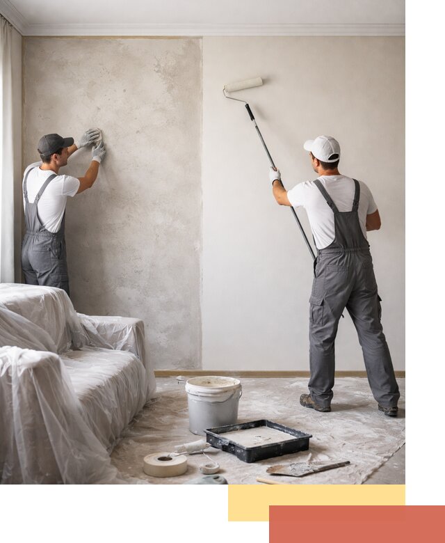 Покраска стен антивандальной краской в Краснокамске