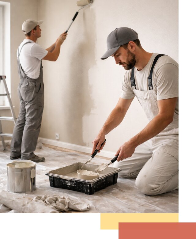 Покраска стен в квартире в Краснокамске — профессионально и аккуратно