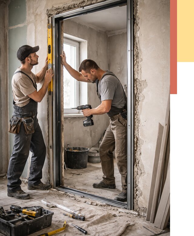 Закладка дверного проема в Краснокамске от 3548 руб. — быстро и недорого | ОТДЕЛОЧНИК-Кнм