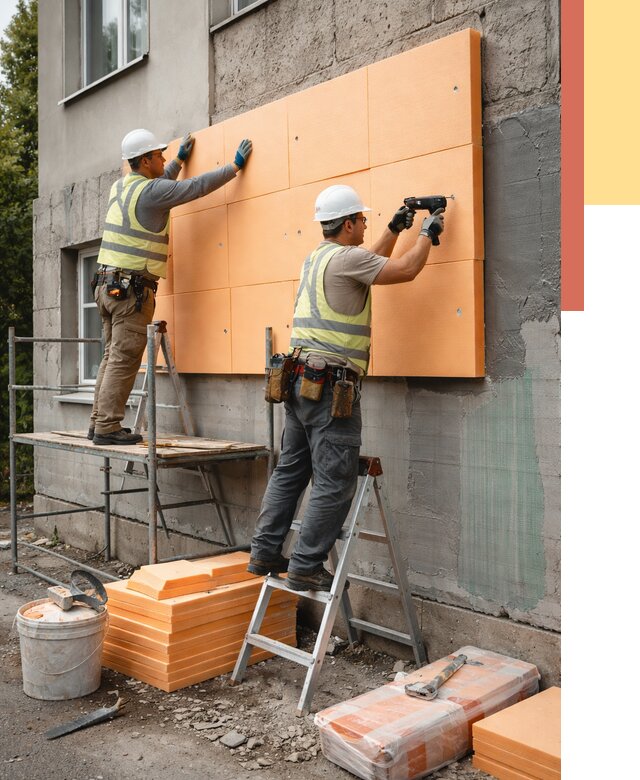 Утепление стен пеноплексом в Краснокамске от 1875 руб./м2 — быстро и недорого | ОТДЕЛОЧНИК-Кнм