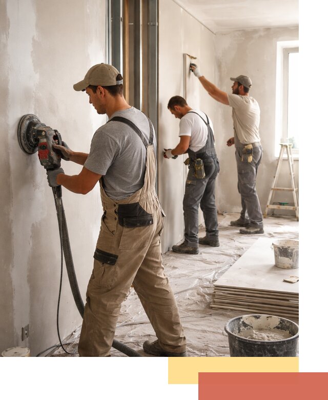 Профессиональная отделка стен в Краснокамске качественно и в срок