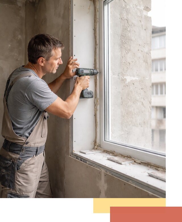 Монтаж гипсокартонных откосов в Краснокамске под ключ