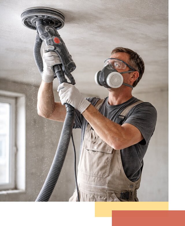 Шлифовка потолка в Краснокамске — качественная подготовка под отделку