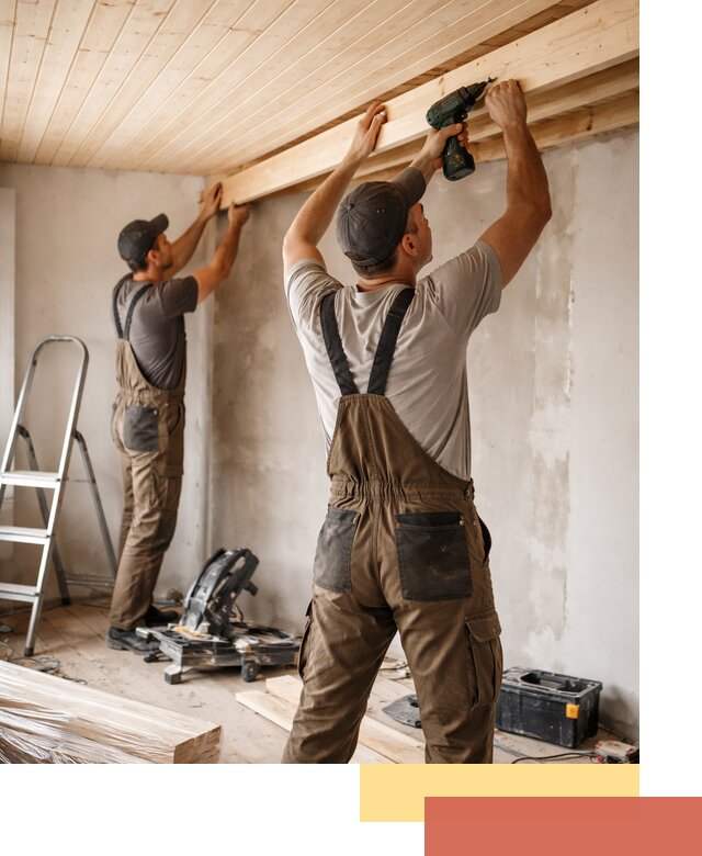 Монтаж потолка из вагонки в Краснокамске профессионально и аккуратно