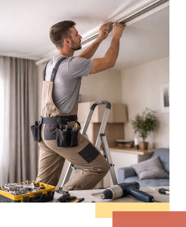 Ремонт натяжных потолков в Краснокамске — качественно и оперативно