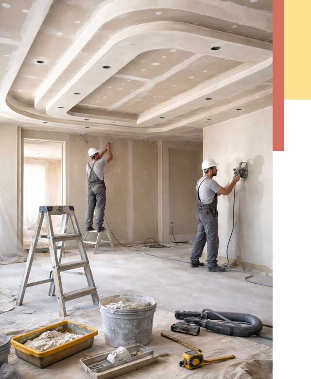 Многоуровневый потолок из гипсокартона в Краснокамске от 760 руб. под ключ | ОТДЕЛОЧНИК-Кнм