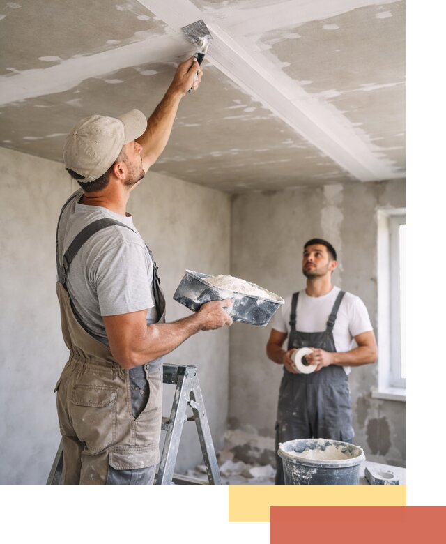 Обработка швов потолка ГКЛ в Краснокамске: качественная заделка и шпатлевка