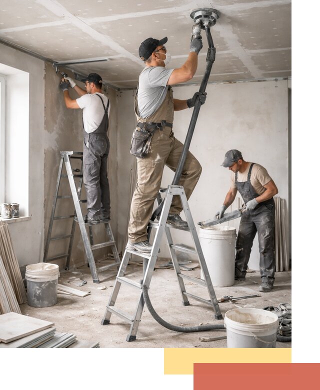 Ремонт потолка из гипсокартона в Краснокамске: быстрый и качественный монтаж