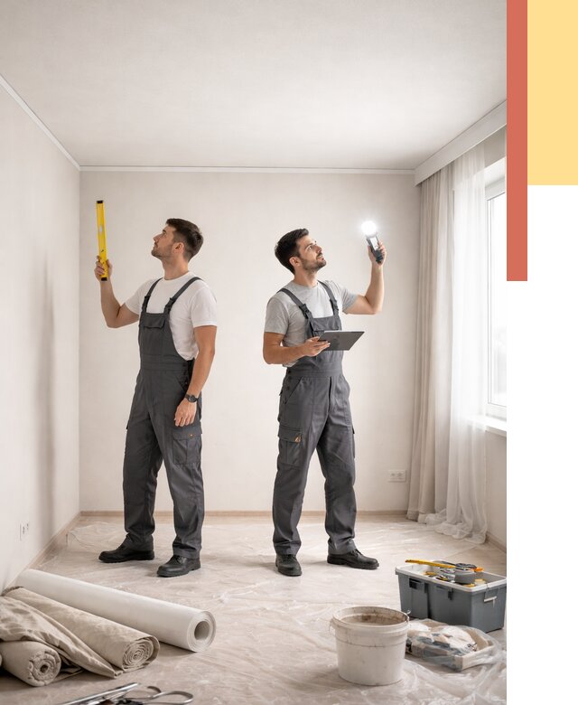 Отделка потолка в Краснокамске недорого от 760 руб/м2 | Услуги ОТДЕЛОЧНИК-Кнм