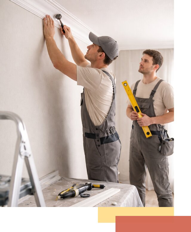 Монтаж потолочного плинтуса в Краснокамске качественно и быстро