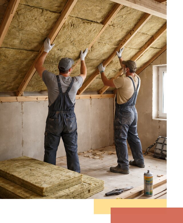 Утепление потолка минеральной ватой в Краснокамске